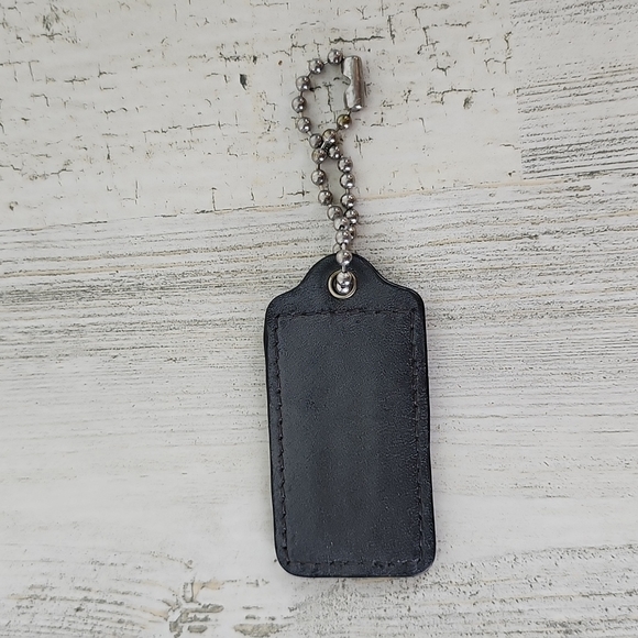 Coach authentic tag in charcoal shimmer gray - Picture 2 of 6